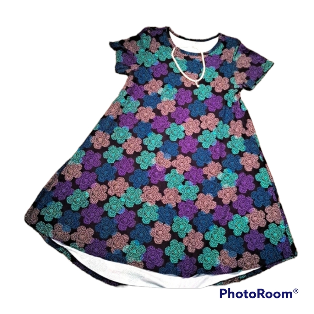 Lularoe High Low Swing Dress Buttery Soft Womens Size L